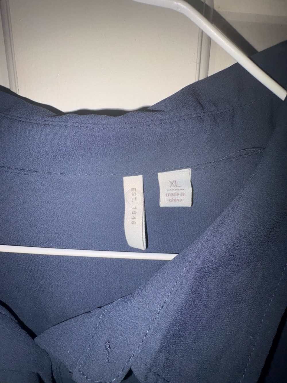 Attitudes by Renee Navy Blue Blouse and slacks